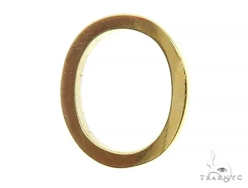 RINA - For Him FACTORY 14K Yellow Gold O Initial Pendant 66120 in Rose Gold – Pendant