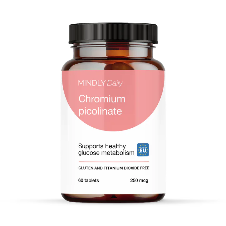 Mindly Chromium Picolinate 250 mcg 60 tablets – Vitamins & Supplements > Minerals > Chromium