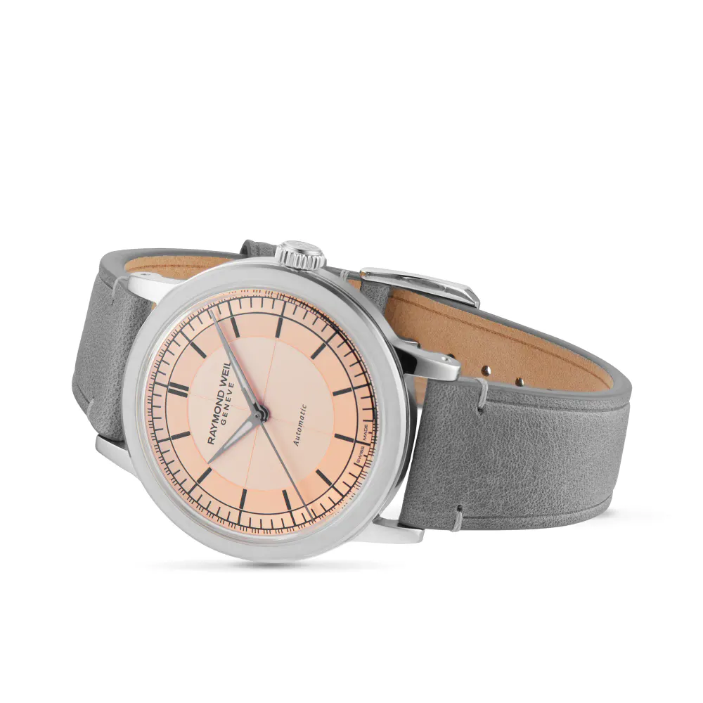 Raymond Weil Millesime 39mm Mens Watch Pink in Pink, additional product view 3