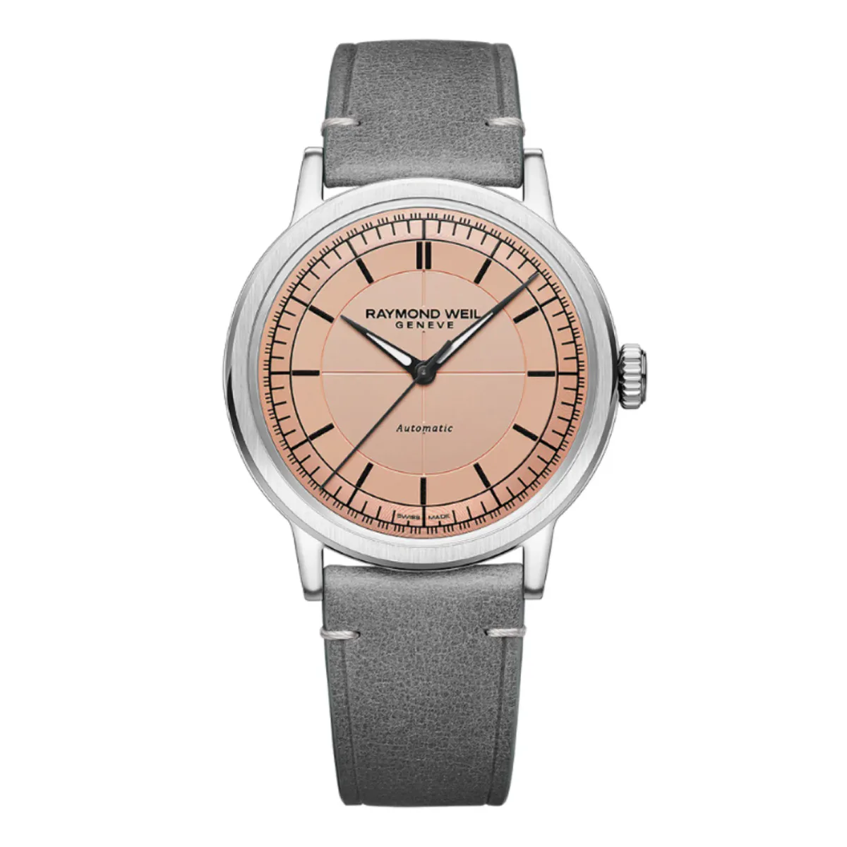 Raymond Weil Millesime 39mm Mens Watch Pink