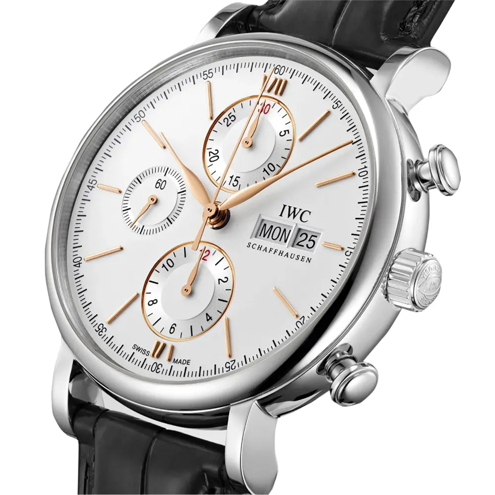 IWC Portofino 42mm Mens Watch in Silver, additional product view 3