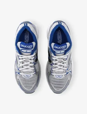 SAUCONY Progrid Triumph 4 Woven Trainers - EUR 44 / 10 UK MEN in MIST LAPIS, additional product view 2