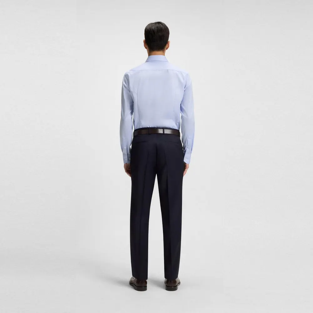 Boss Men's Hank Long Sleeve Spread Collar Shirt detail 3