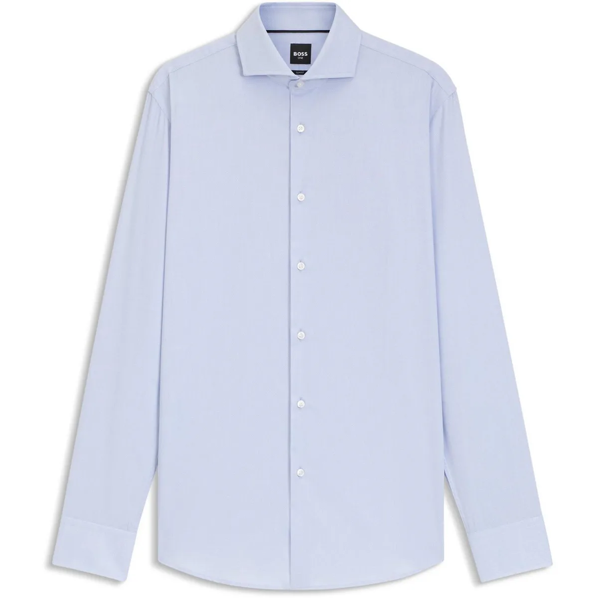 Boss Men's Hank Long Sleeve Spread Collar Shirt