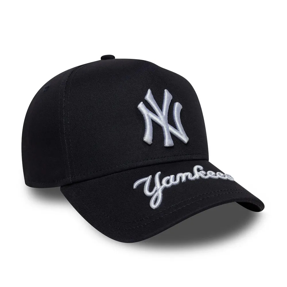 New Era Visor Script Adjustable Baseball Cap