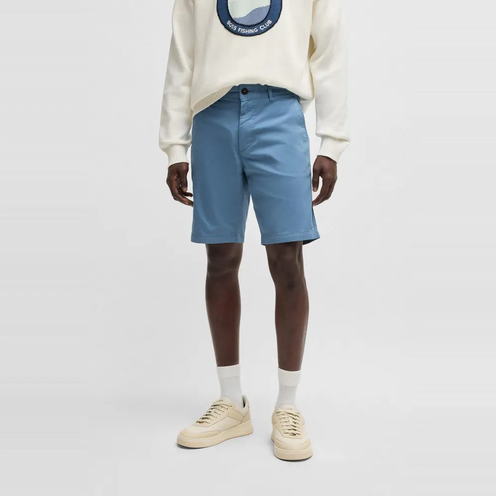 Boss Mens BOSS ORANGE Soft Chino Shorts detail 2