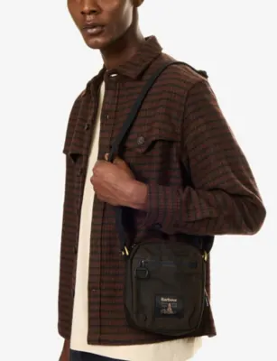 BARBOUR Field Waxed-Cotton Cross-Body Bag detail 2