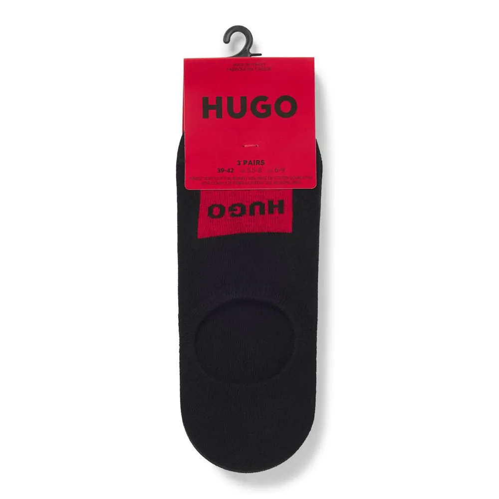 Hugo Hugo 3p Lc Label Cc 10251178 01 Crew Sock Mens detail 3