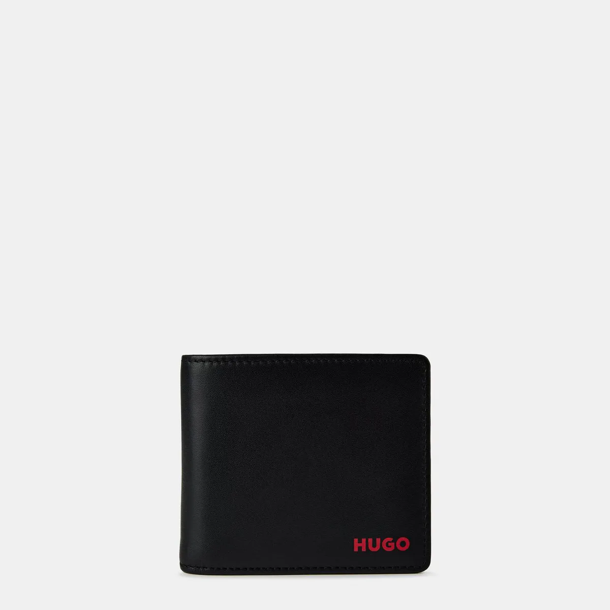 Hugo Men's Subway Leather Bi-Fold Card Wallet