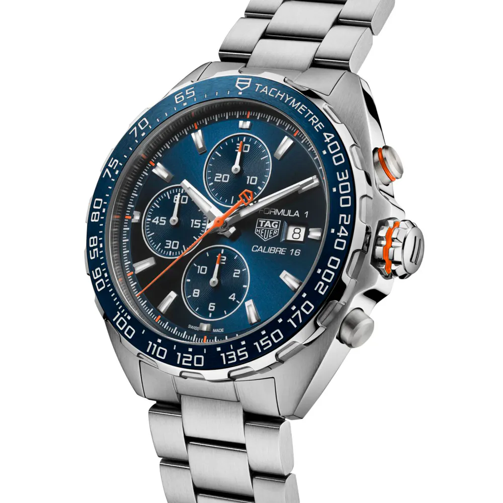 TAG Heuer Formula 1 Chronograph 44mm Mens Watch Blue detail 2