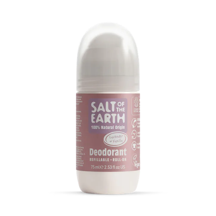 Salt of the Earth Natural Refillable Roll-On Deodorant Lavender & Vanilla 75ml
