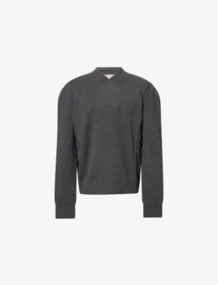 MARNI V-Neck Rib-Knit Wool-Blend Jumper