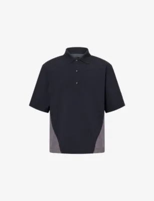 MANORS Shooter Branded Stretch-Woven Polo Shirt