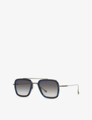 DITA D4000418 Aviator-Frame Metal Sunglasses detail 2