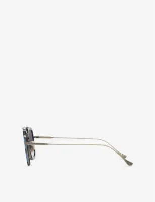 DITA D4000418 Aviator-Frame Metal Sunglasses detail 3