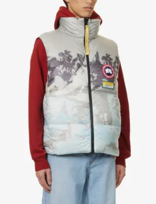 CANADA GOOSE x KidSuper reversible shell-down gilet detail 3