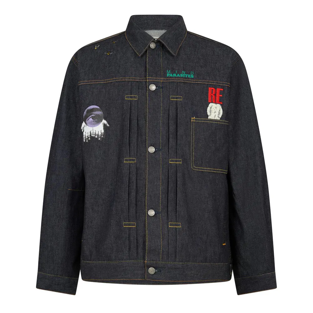 Undercover Men's Mind Parasites Denim Jacket