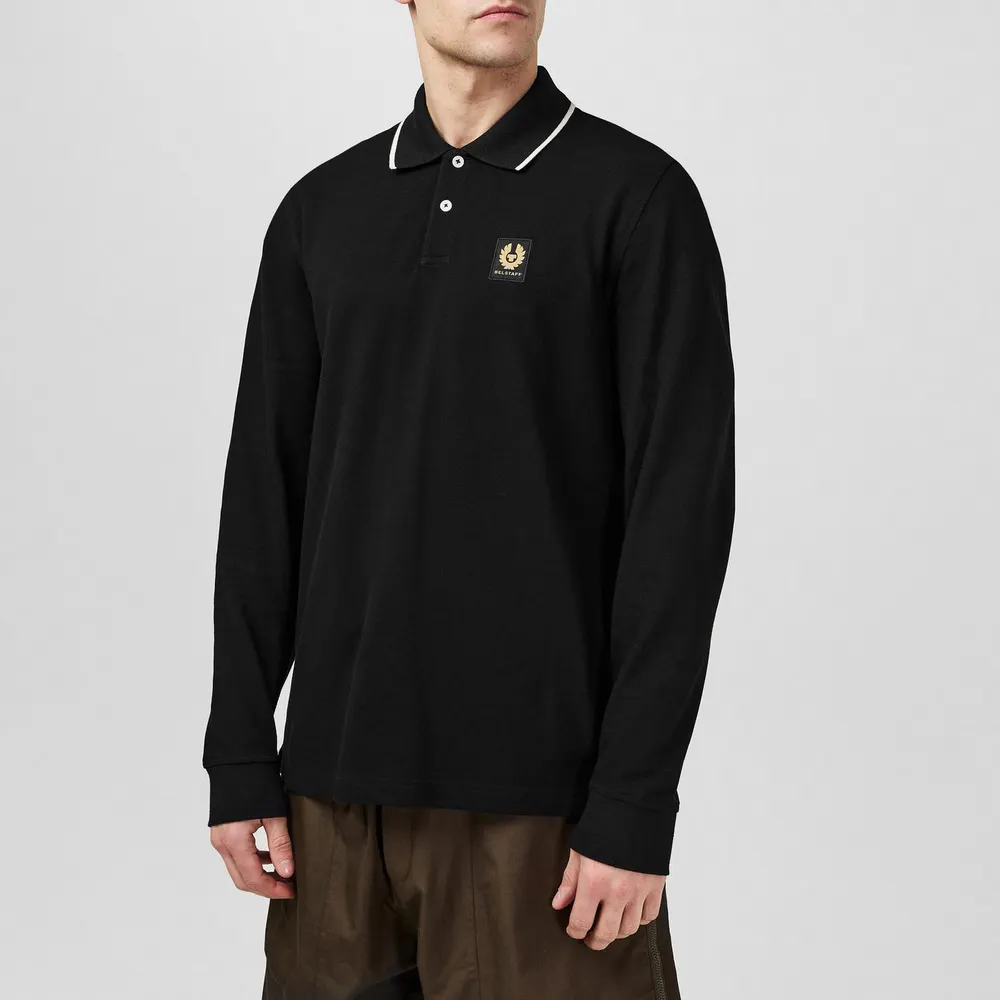 Belstaff Tip Long Sleeve Polo Shirt detail 3