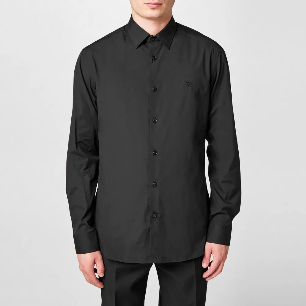 Burberry Men's Checked Cotton Sherfield Shirt detail 3