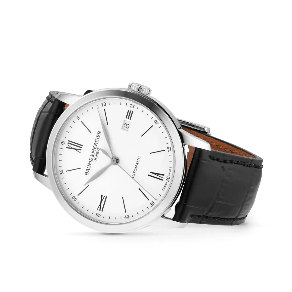 Baume & Mercier Classima 40mm Mens Watch White in White, additional product view 2