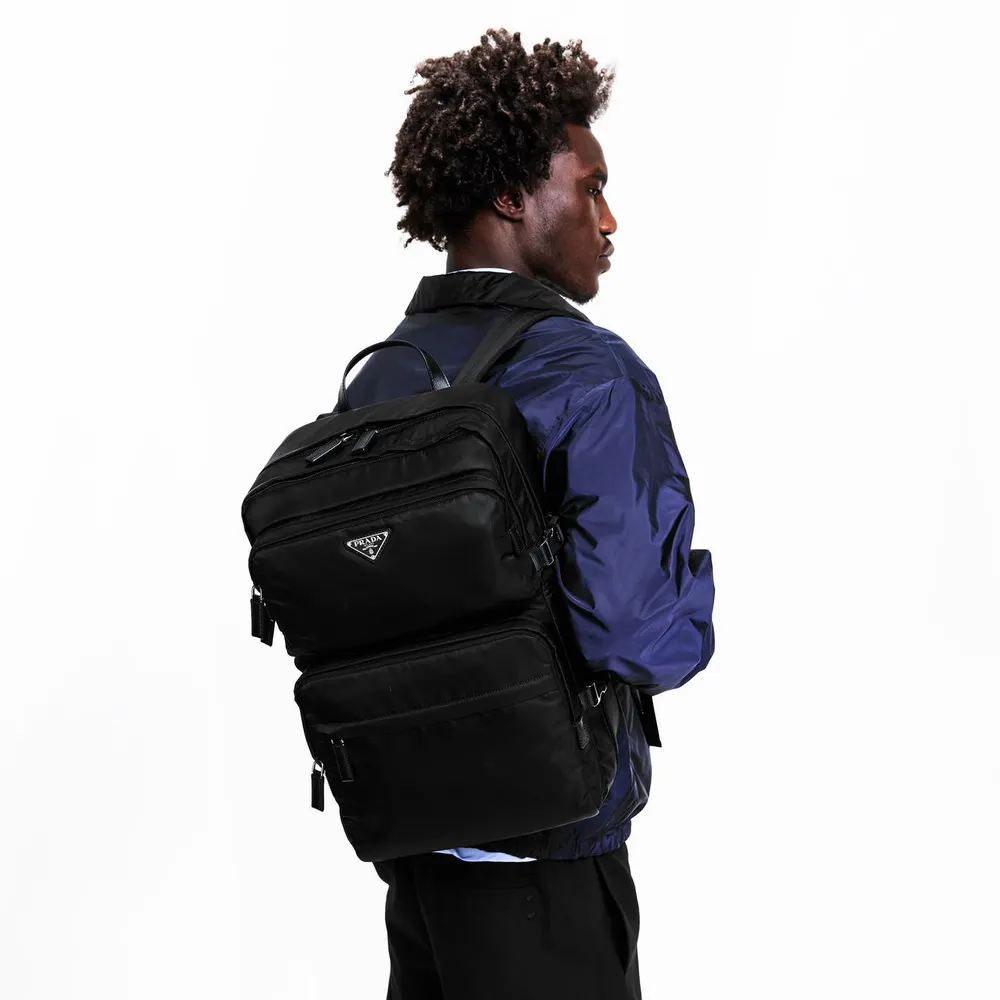 Prada Men's Backpack detail 3