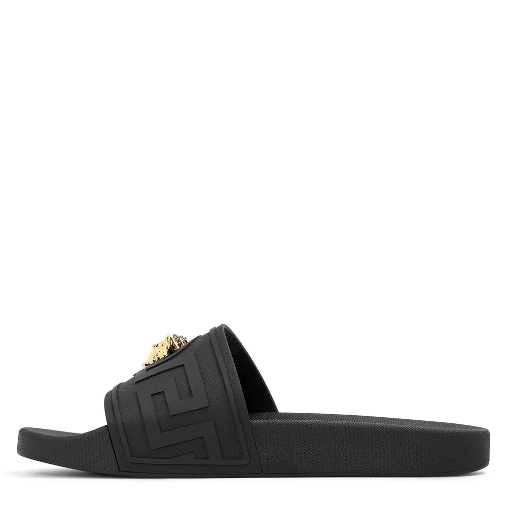 Versace Mens La Medusa Slides detail 2