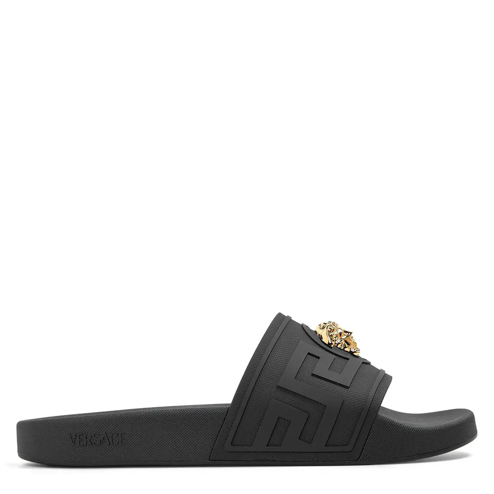 Versace Mens La Medusa Slides