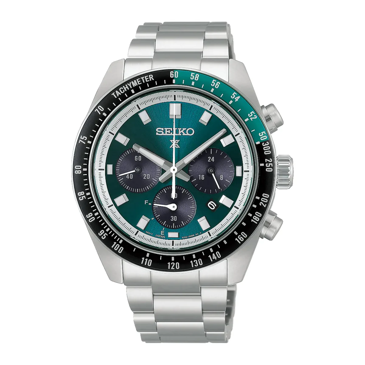 Seiko Prospex Speedtimer ‘Racing’ Solar Chronograph 41.5mm Mens Watch Green