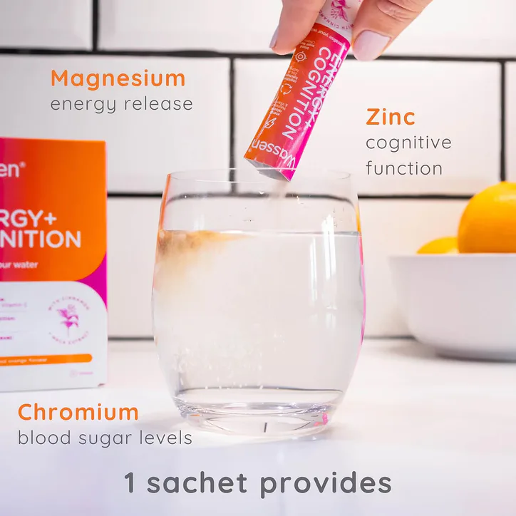 Wassen Energy & Cognition Electrolytes - 14no. Sachets, additional product view 2