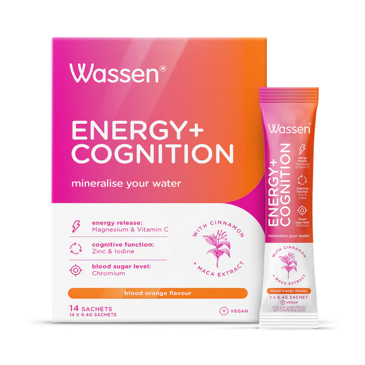 Wassen Energy & Cognition Electrolytes - 14no. Sachets – Active Nutrition > Hydration & Gels > Electrolytes