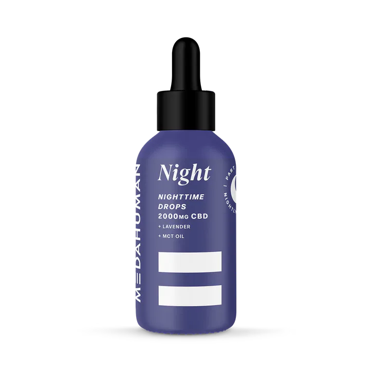 Medahuman Night Time CBD Drops 2000mg Lavender Flavour 30ml