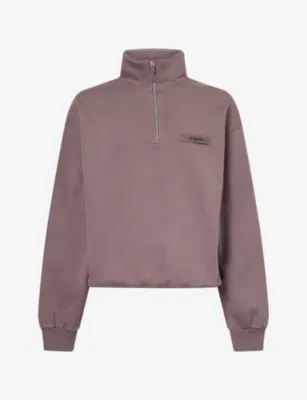 JACQUEMUS The Gros Grain Half-Zip Cotton-Jersey Sweatshirt