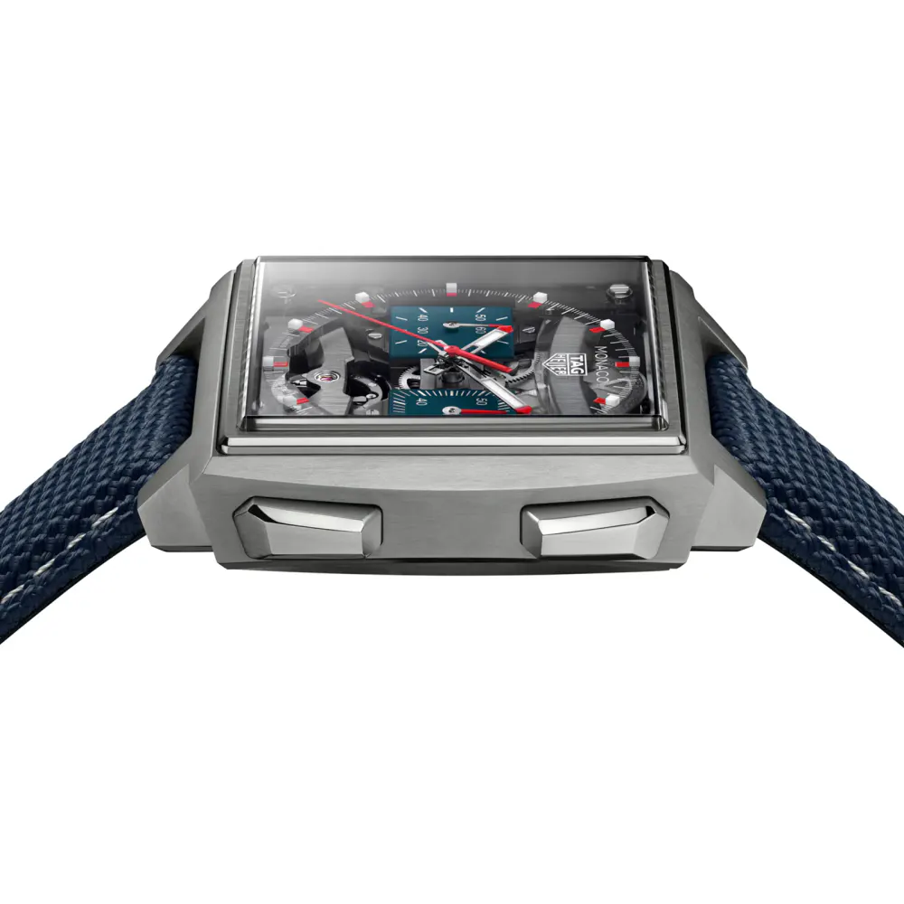 TAG Heuer Monaco Evergraph 40mm Mens Watch in Transparent, additional product view 2