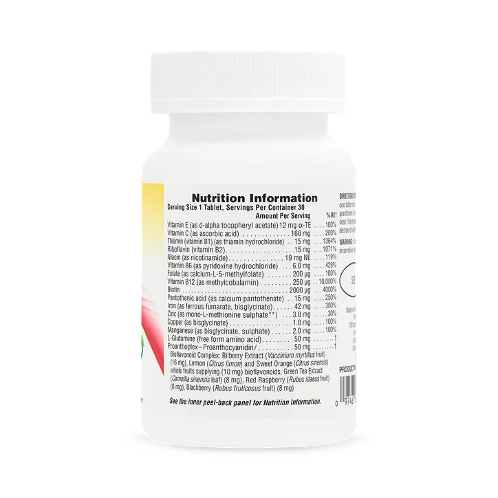 NaturesPlus Hema-Plex Iron with Vitamin B, C & Zinc - NaturesPlus Hema-Plex 30 Tablets detail 2