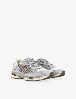 ASICS Gel-NYC Mesh Low-Top Trainers - EUR 40.5 / 6.5 UK MEN in CREAM CEMENT GREY, additional product view 2
