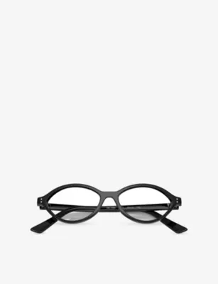 RAY-BAN RB7265 Oval-Frame Acetate Optical Glasses detail 3