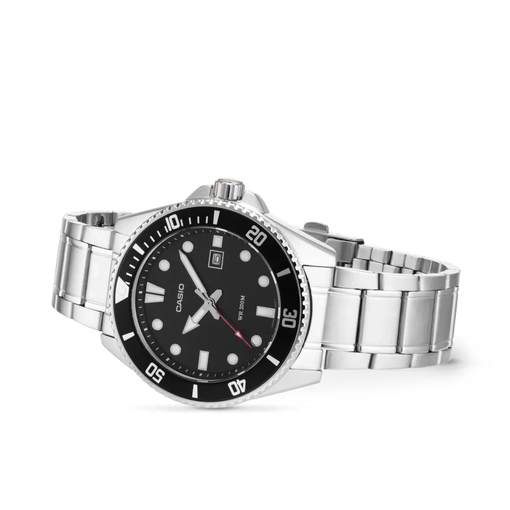 Casio Standard MDV-107D Mens Watch in Black, additional product view 2
