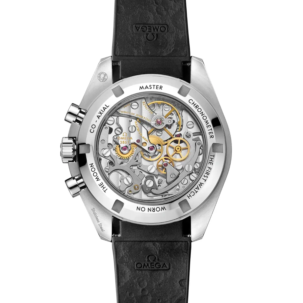 Omega Speedmaster Moonwatch Professional 42mm Mens Watch Black Rubber Strap detail 3