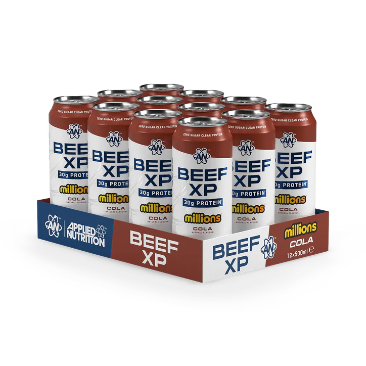 Applied Nutrition Beef XP Can - 30g Protein - Millions Cola - 12 x 500ml