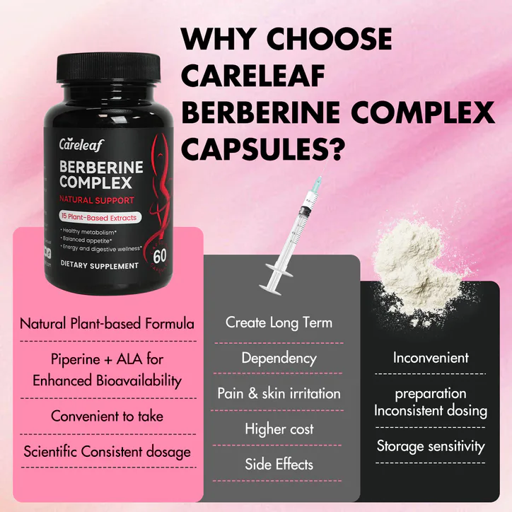 Сareleaf careleaf Berberine Complex Capsules 60 Capsules detail 3