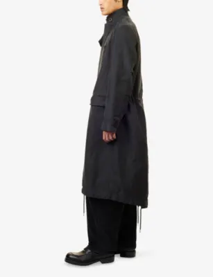 SACAI Flap-Pocket Cotton Coat detail 3
