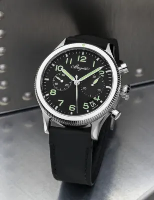BREGUET Type XX Chronographe 2067 Automatic Watch in STEEL, additional product view 3