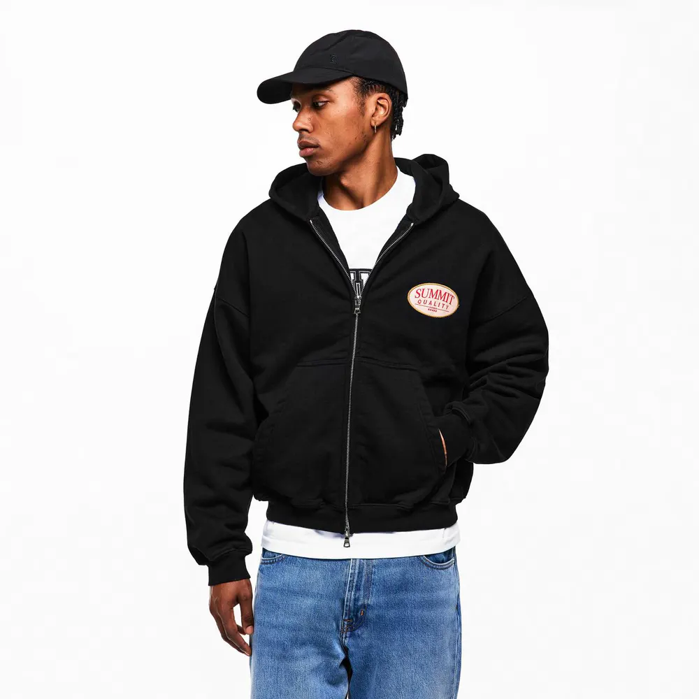 Summit Men's Quality Goods Zip Hoodie detail 3