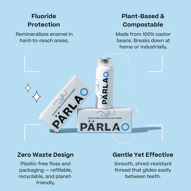 Parla PÄRLA Plastic Free Floss Mint 1 Each detail 2