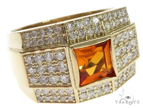 RINA - For Him FACTORY 10K Yellow Gold Prong Diamond Band 63467 in Rose Gold / 8 – Ring