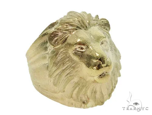 RINA - For Him FACTORY Lion Gold Ring 49783 in Rose Gold / 7 – Ring