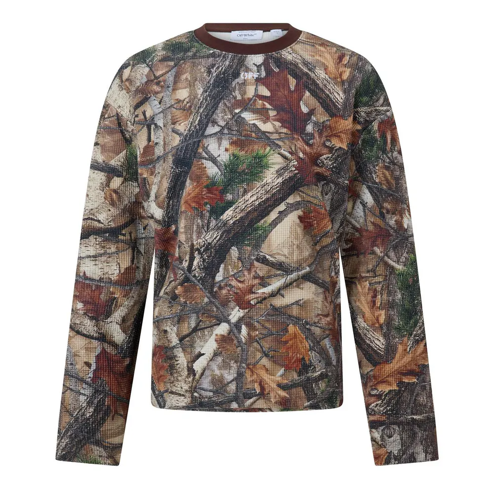 Off White Off Camo Waff LS Tee Sn63