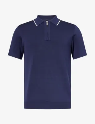 RAITH Henry Short-Sleeve Knitted Polo Shirt