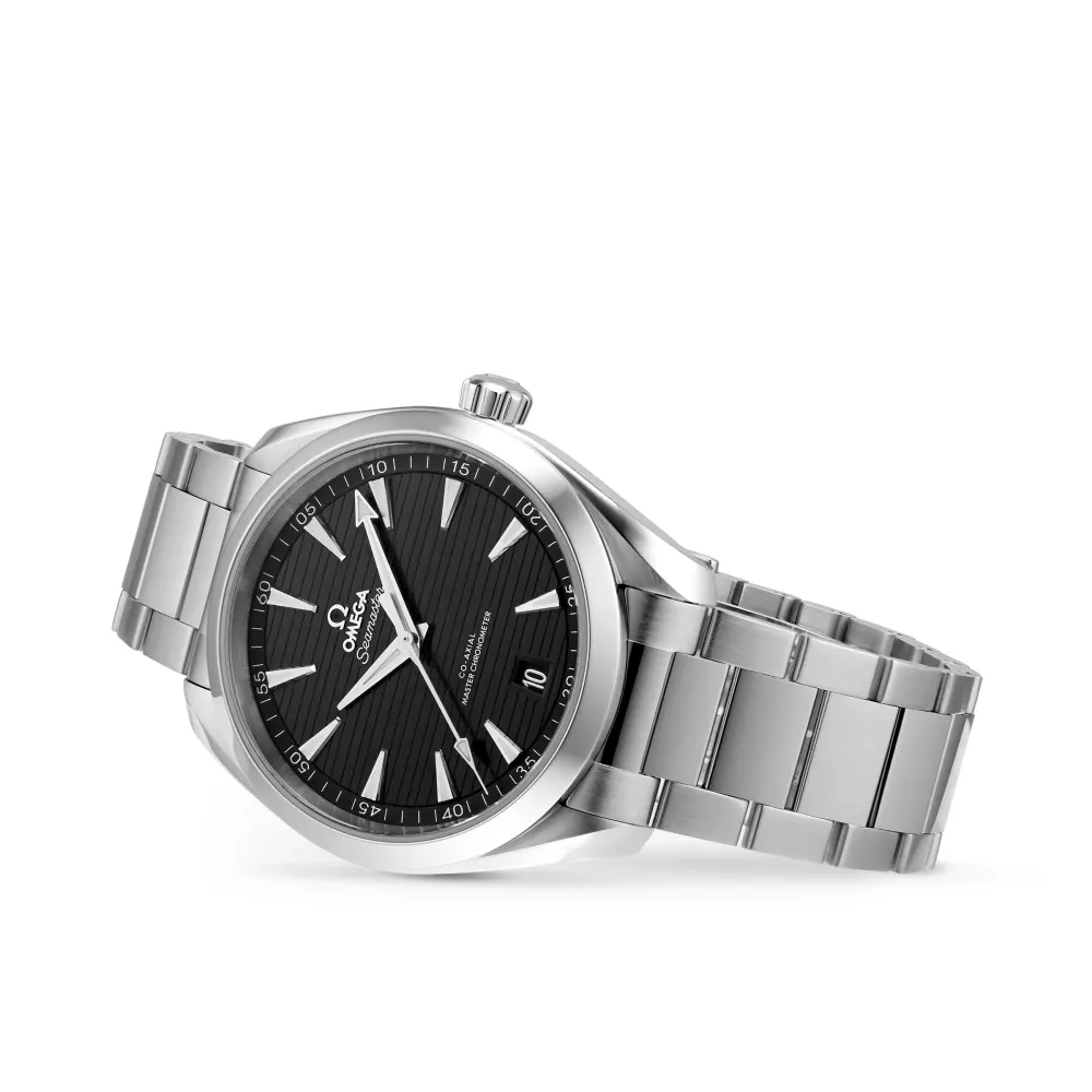 Omega Seamaster Aqua Terra 150M Mens Black Dial 41mm Automatic Co-Axial Watch detail 2