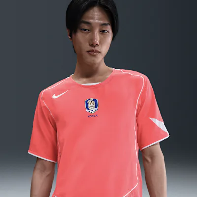 Nike South Korea 2004 Total 90 Reissue Men's Nike Football Replica Shirt - Laser Crimson/White/White